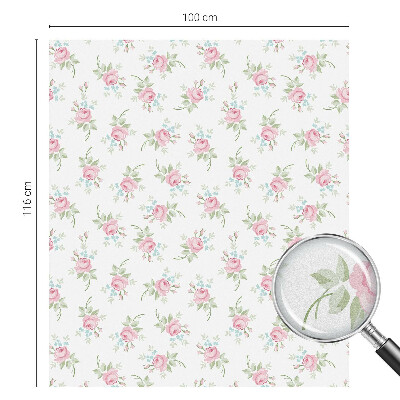 Öntapadós belátásgátló fólia Romantikus rózsák