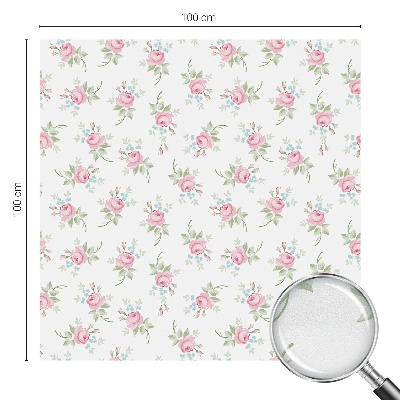 Öntapadós belátásgátló fólia Romantikus rózsák
