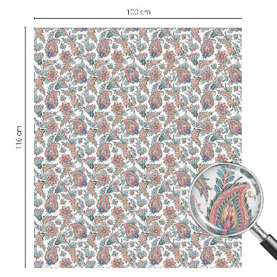 Dekoratív üvegfólia ablakra Virágos elegancia