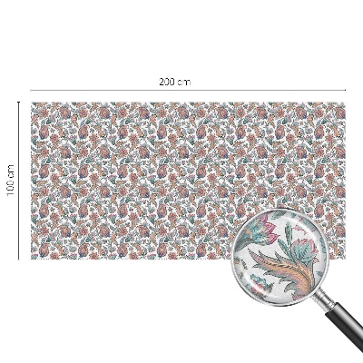 Dekoratív üvegfólia ablakra Virágos elegancia