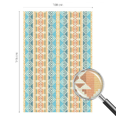 Öntapadós üvegfólia vitrázs mintával Geometriai motívumok