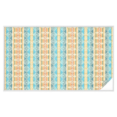 Öntapadós üvegfólia vitrázs mintával Geometriai motívumok