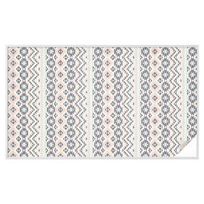 Színes mintás ablakfólia Pasztell geometria