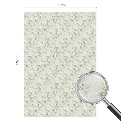 Öntapadós ablakfólia ólomüveg mintával Botanikai minta