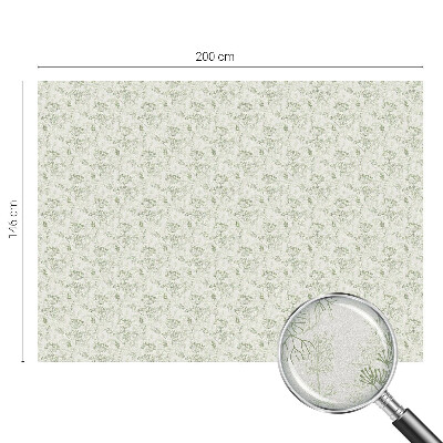 Öntapadós ablakfólia ólomüveg mintával Botanikai minta