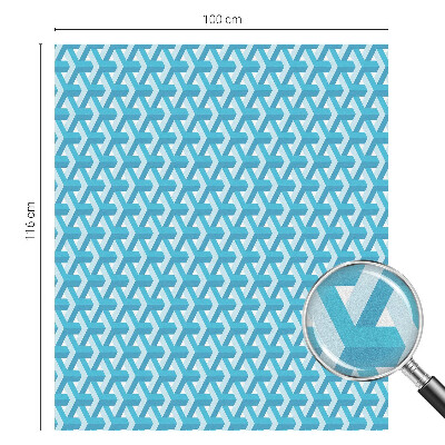 Dekoratív üvegfólia ablakra Geometriai kockák