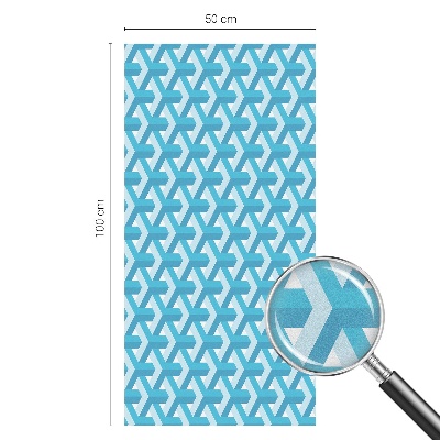 Dekoratív üvegfólia ablakra Geometriai kockák