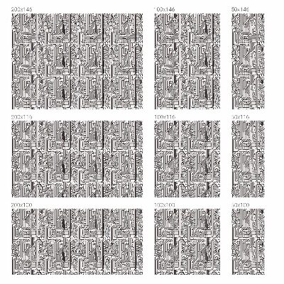 Öntapadós üvegfólia vitrázs mintával Műszaki téma