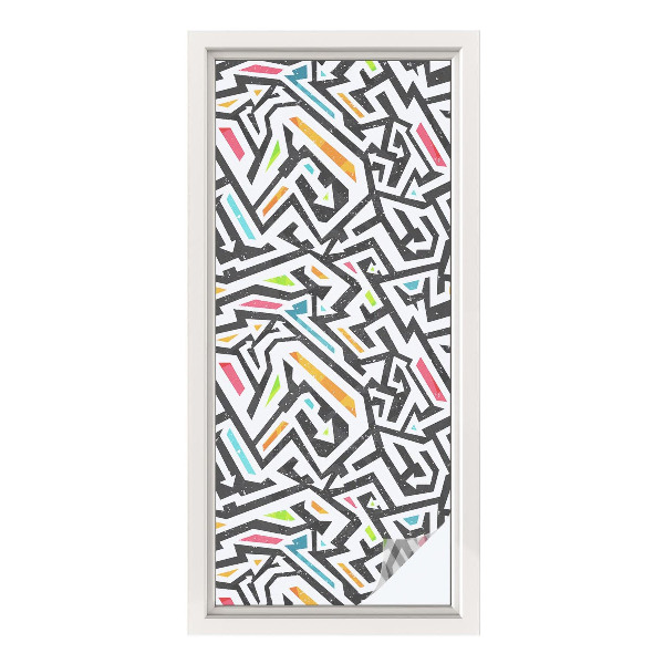 Öntapadós belátásgátló fólia Absztrakt geometria