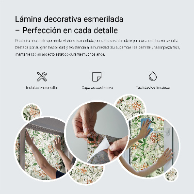 Öntapadós belátásgátló fólia Absztrakt geometria