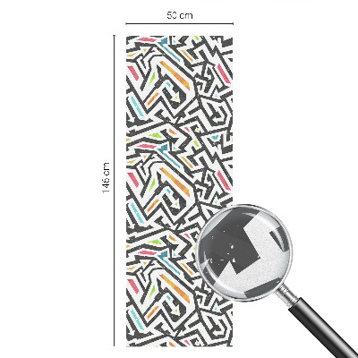 Öntapadós belátásgátló fólia Absztrakt geometria