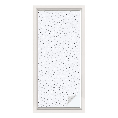 Öntapadós üvegfólia vitrázs mintával Geometriai háromszögek