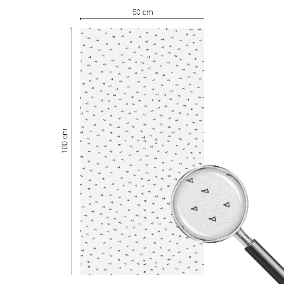 Öntapadós üvegfólia vitrázs mintával Geometriai háromszögek