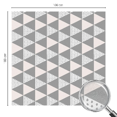 Dekoratív üvegfólia ablakra Modern geometria