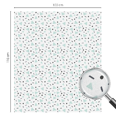 Színes mintás ablakfólia Geometriai alakzatok