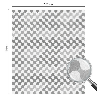 Öntapadós üvegfólia vitrázs mintával Hullámgeometria