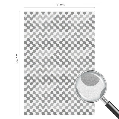 Öntapadós üvegfólia vitrázs mintával Hullámgeometria