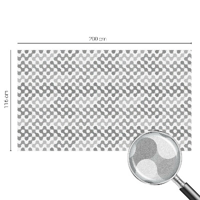 Öntapadós üvegfólia vitrázs mintával Hullámgeometria