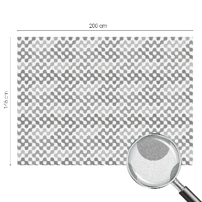 Öntapadós üvegfólia vitrázs mintával Hullámgeometria