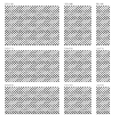 Öntapadós üvegfólia vitrázs mintával Hullámgeometria