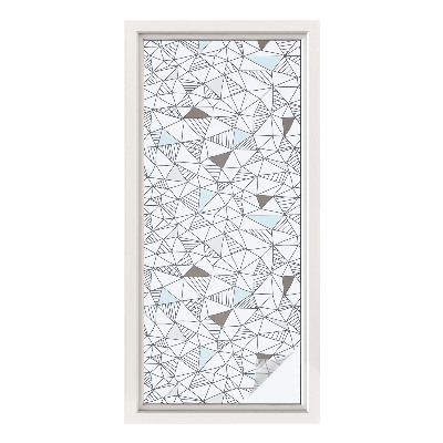 Dekoratív üvegfólia ablakra Absztrakt formák