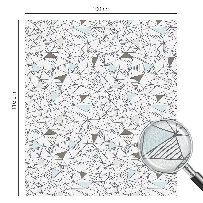 Dekoratív üvegfólia ablakra Absztrakt formák