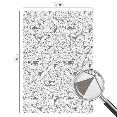 Dekoratív üvegfólia ablakra Absztrakt formák