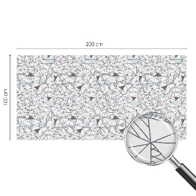 Dekoratív üvegfólia ablakra Absztrakt formák