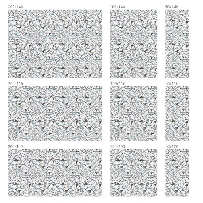 Dekoratív üvegfólia ablakra Absztrakt formák