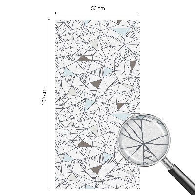 Dekoratív üvegfólia ablakra Absztrakt formák