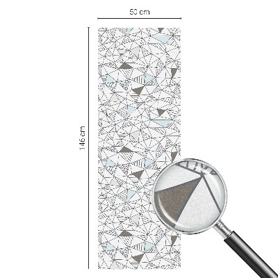 Dekoratív üvegfólia ablakra Absztrakt formák