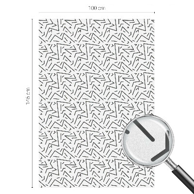 Öntapadós belátásgátló fólia Absztrakt cikkcakkok