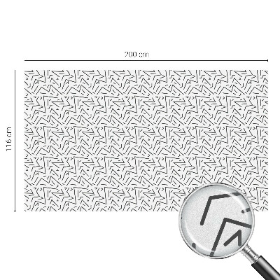 Öntapadós belátásgátló fólia Absztrakt cikkcakkok