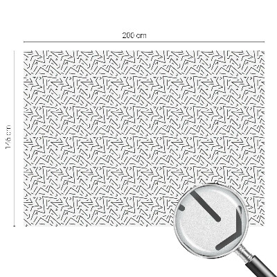 Öntapadós belátásgátló fólia Absztrakt cikkcakkok