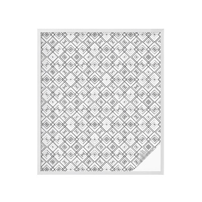 Dekoratív üvegfólia ablakra Rombikus harmónia