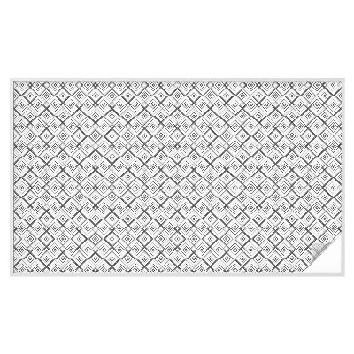 Dekoratív üvegfólia ablakra Rombikus harmónia