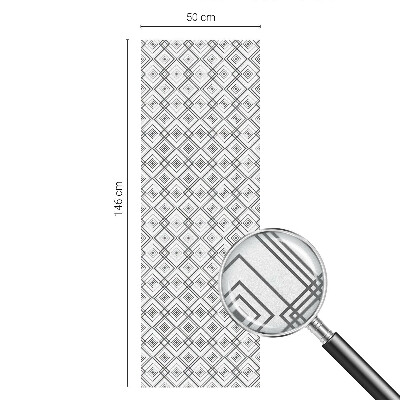 Dekoratív üvegfólia ablakra Rombikus harmónia