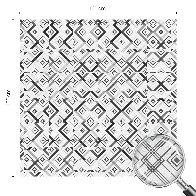 Dekoratív üvegfólia ablakra Rombikus harmónia