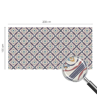 Színes mintás ablakfólia Csempe minta