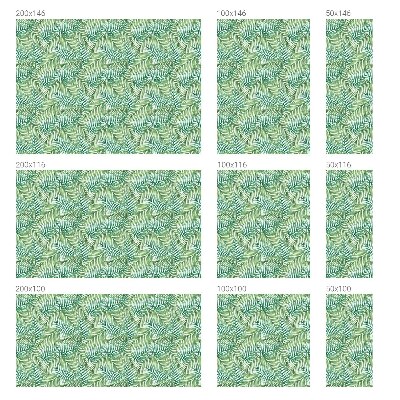 Öntapadós belátásgátló fólia Zöld páfrány