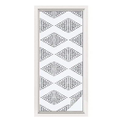 Dekoratív üvegfólia ablakra Geometriai gyémántok