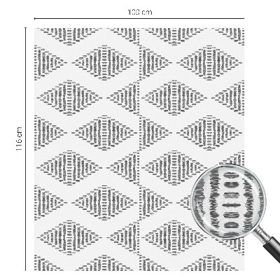 Dekoratív üvegfólia ablakra Geometriai gyémántok