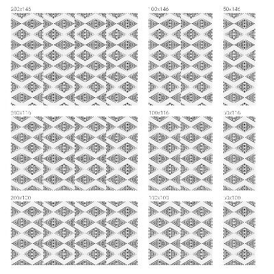 Dekoratív üvegfólia ablakra Geometriai gyémántok