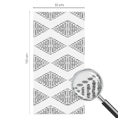 Dekoratív üvegfólia ablakra Geometriai gyémántok