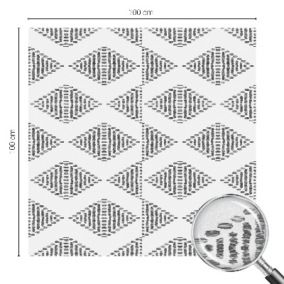 Dekoratív üvegfólia ablakra Geometriai gyémántok