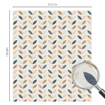 Színes mintás ablakfólia Levelek mintázata