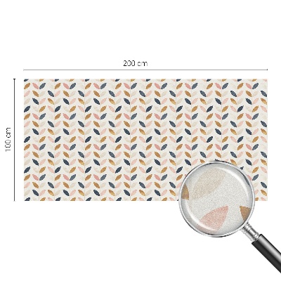 Színes mintás ablakfólia Levelek mintázata