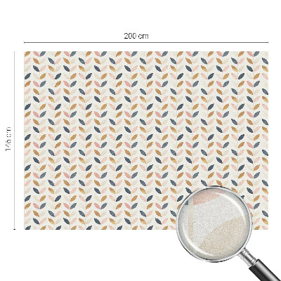 Színes mintás ablakfólia Levelek mintázata