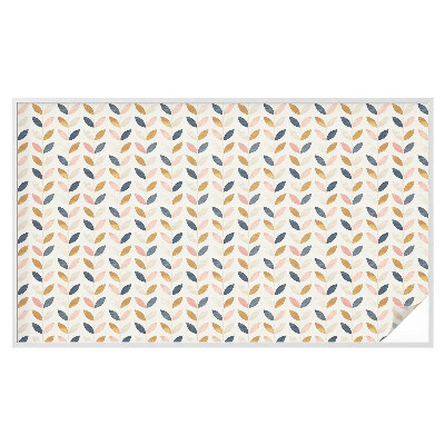 Színes mintás ablakfólia Levelek mintázata