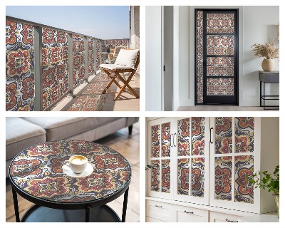 Öntapadós belátásgátló fólia Virágdísz